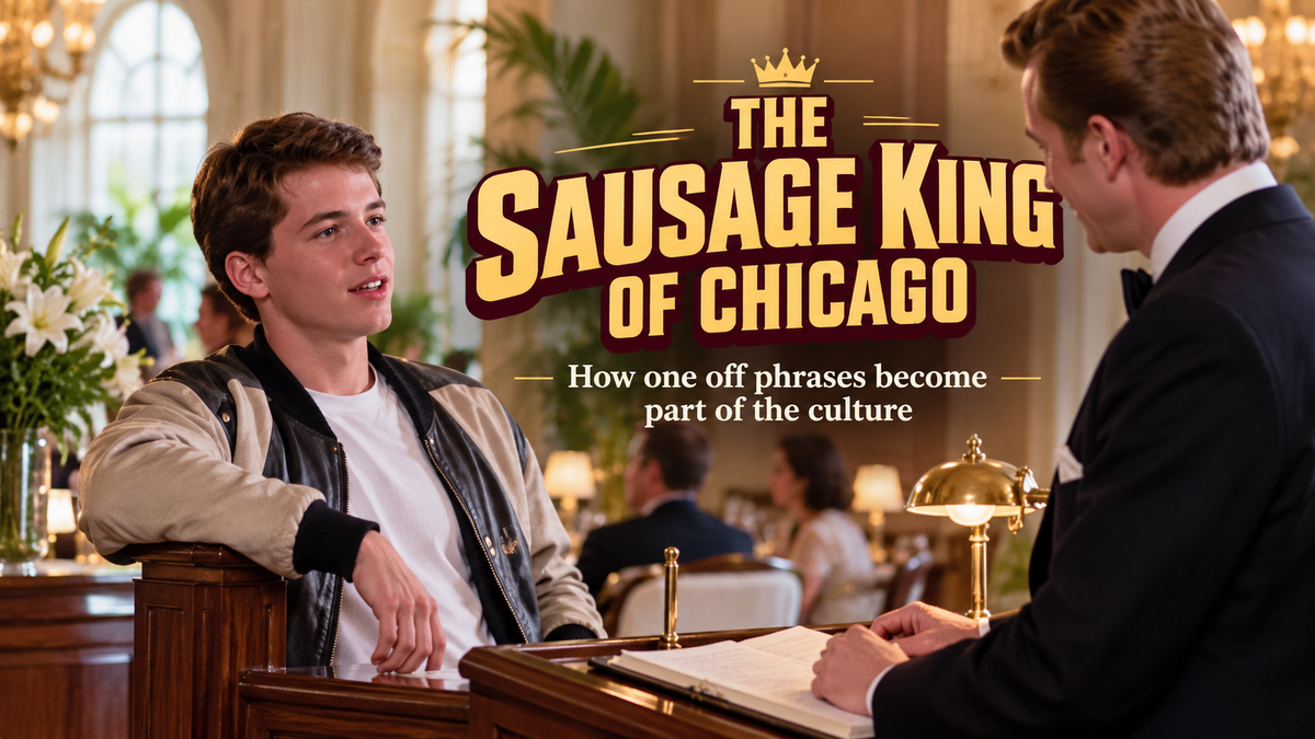 The Sausage King of Chicago and the Movie Lines That Accidentally Became Culture