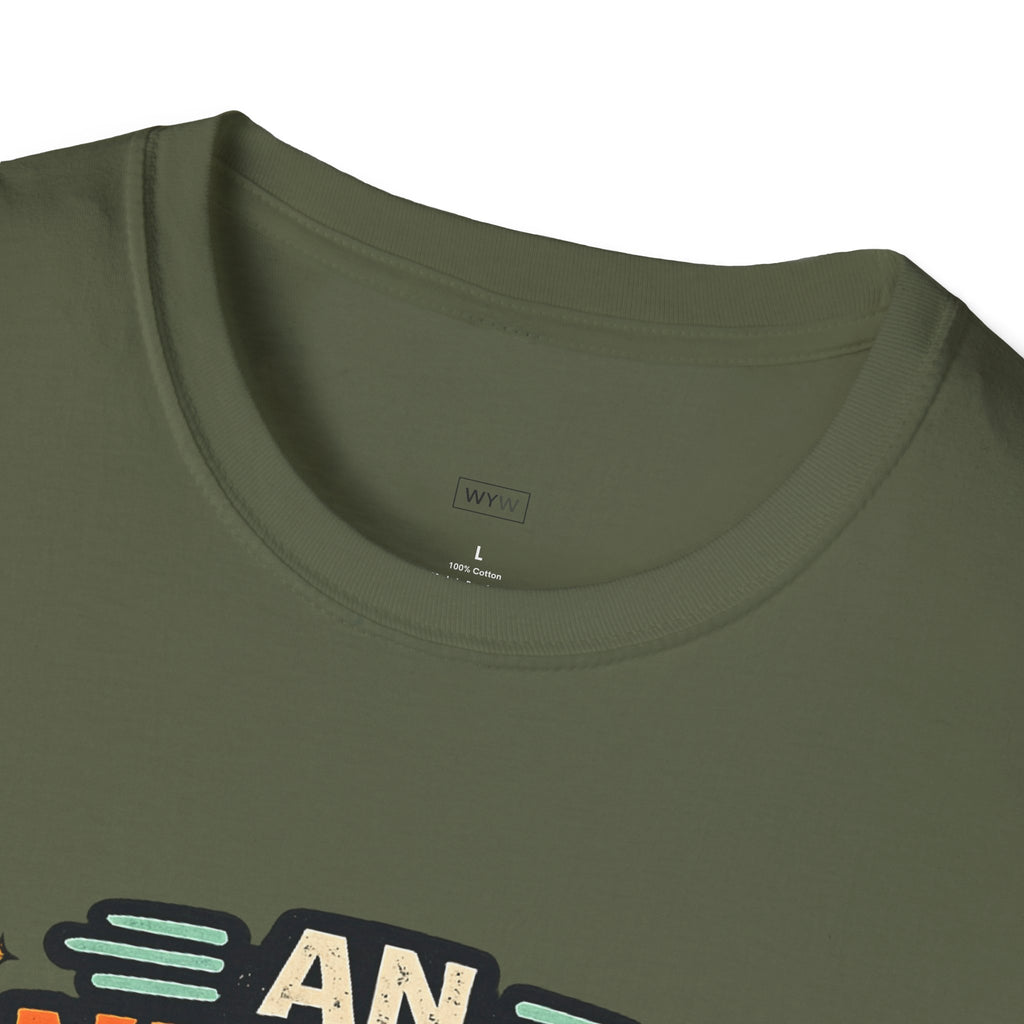"An Animated Australian Blue Dog is my Parenting Consultant" T-Shirt