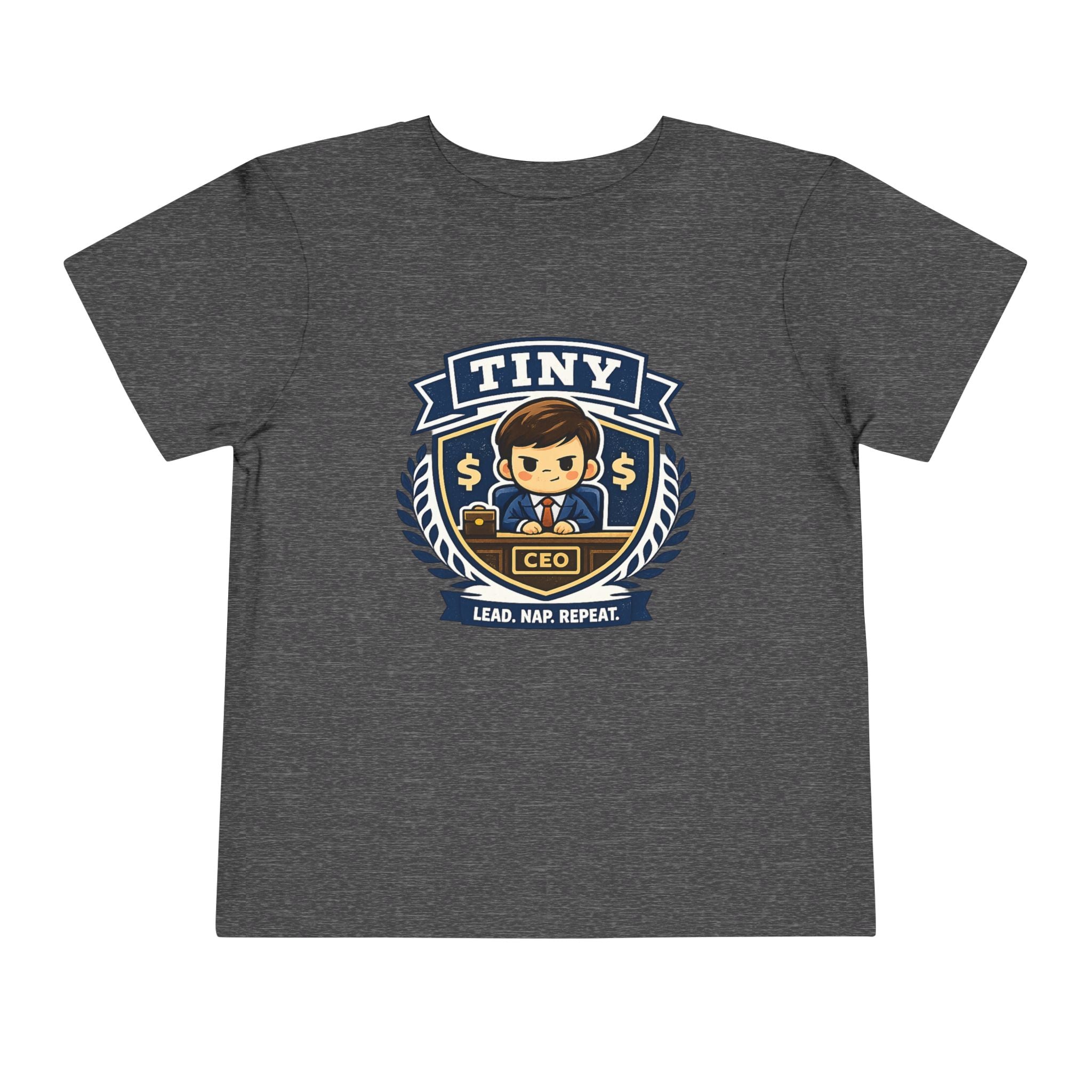 "Tiny CEO - Lead, Nap, Repeat" Toddler T-Shirt
