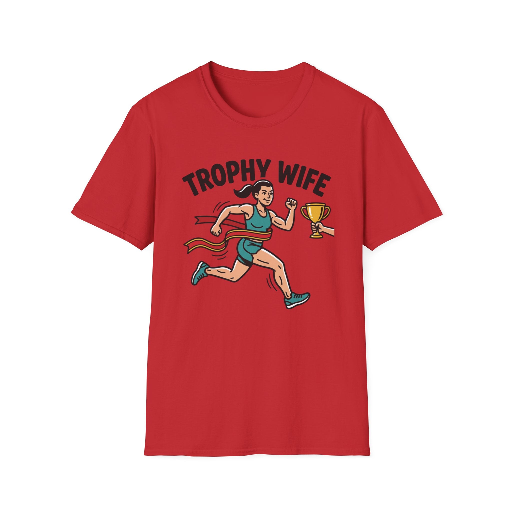 Trophy Wife Running T-Shirt — Funny Runner Gift Tee