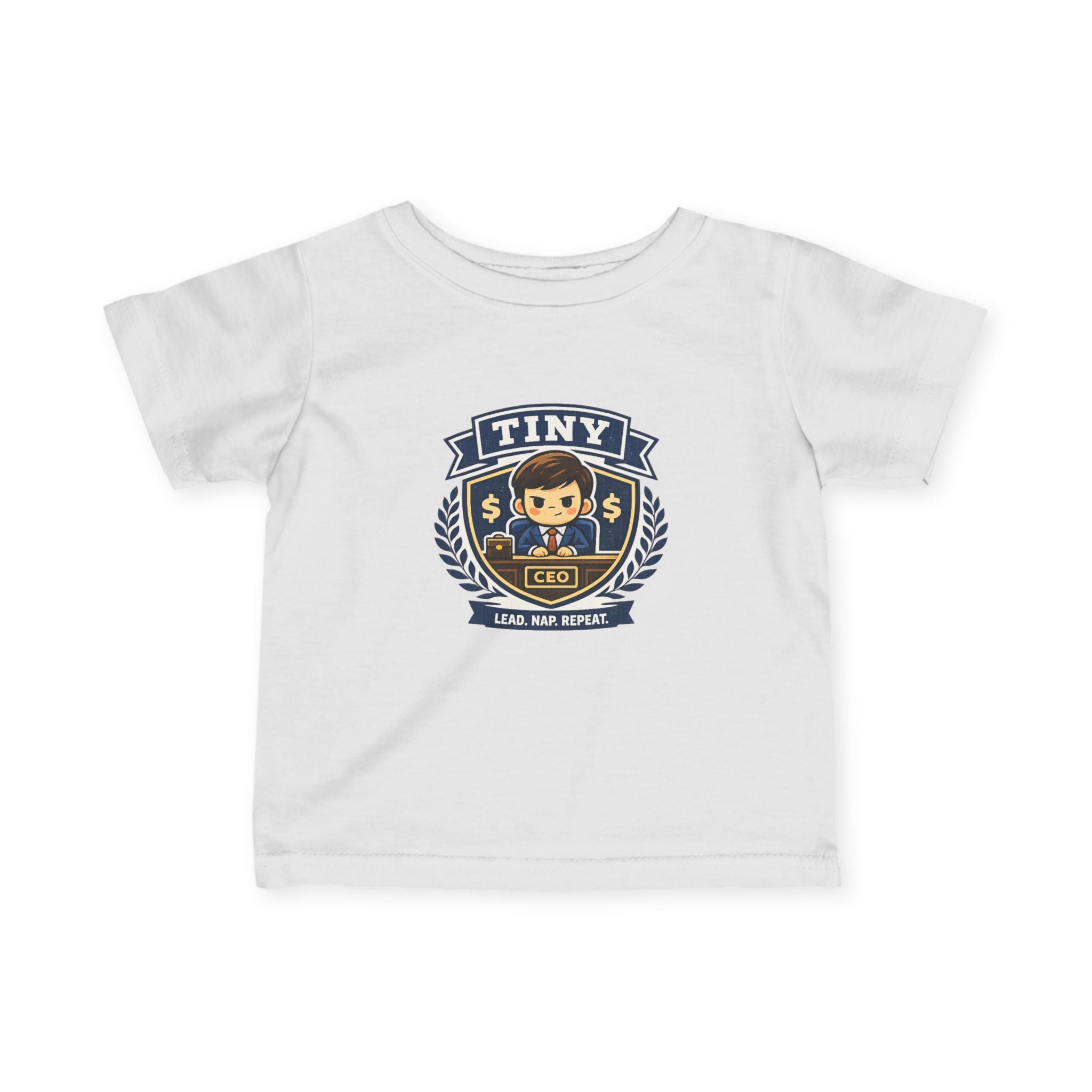 "Tiny CEO: Lead Nap Repeat" Infant T-Shirt