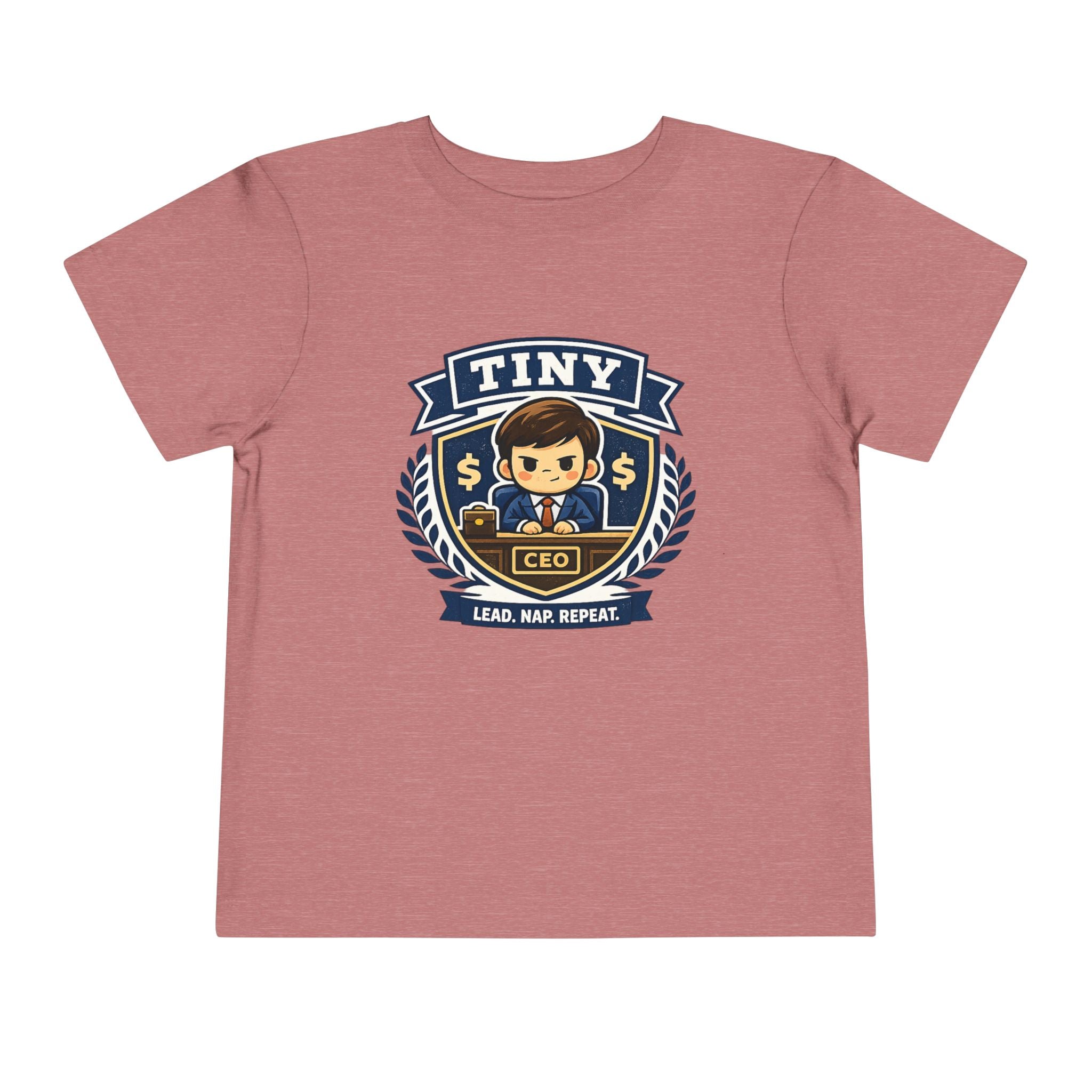 "Tiny CEO - Lead, Nap, Repeat" Toddler T-Shirt