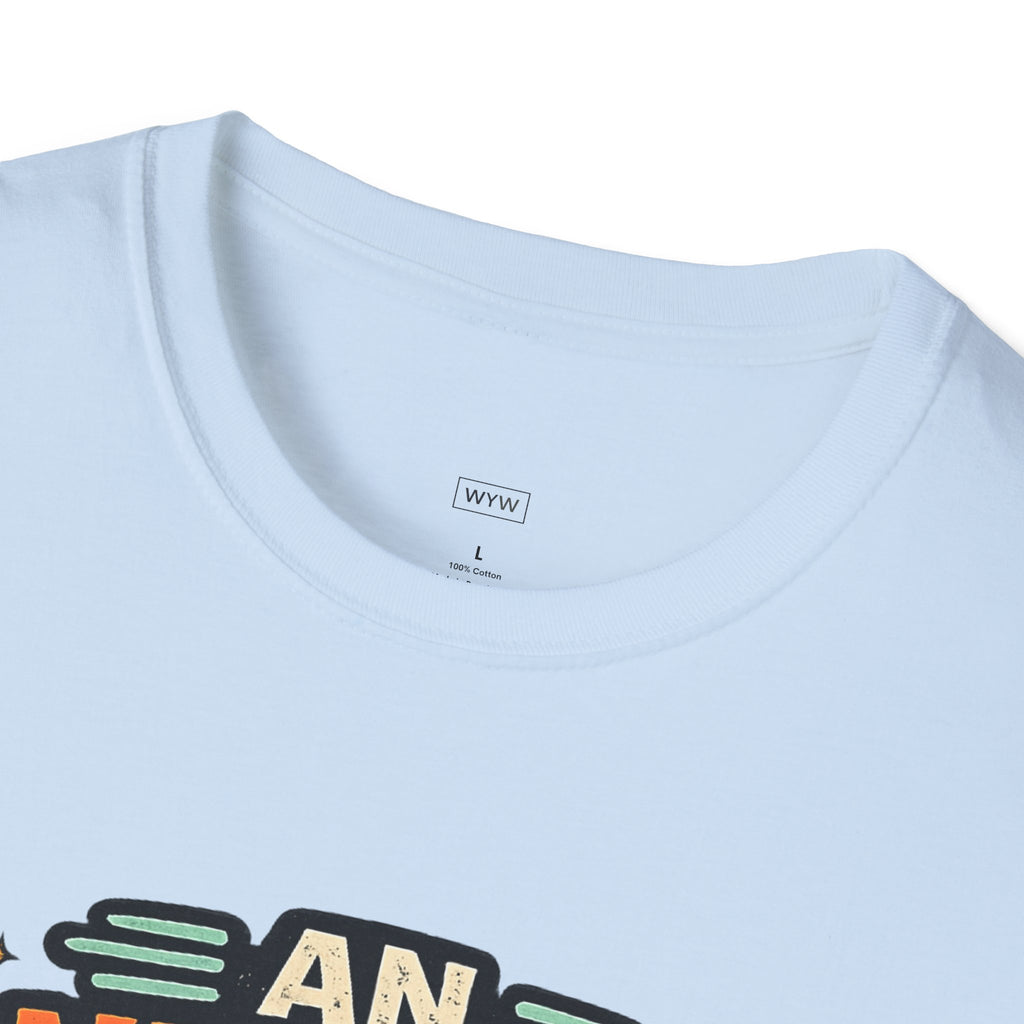 "An Animated Australian Blue Dog is my Parenting Consultant" T-Shirt