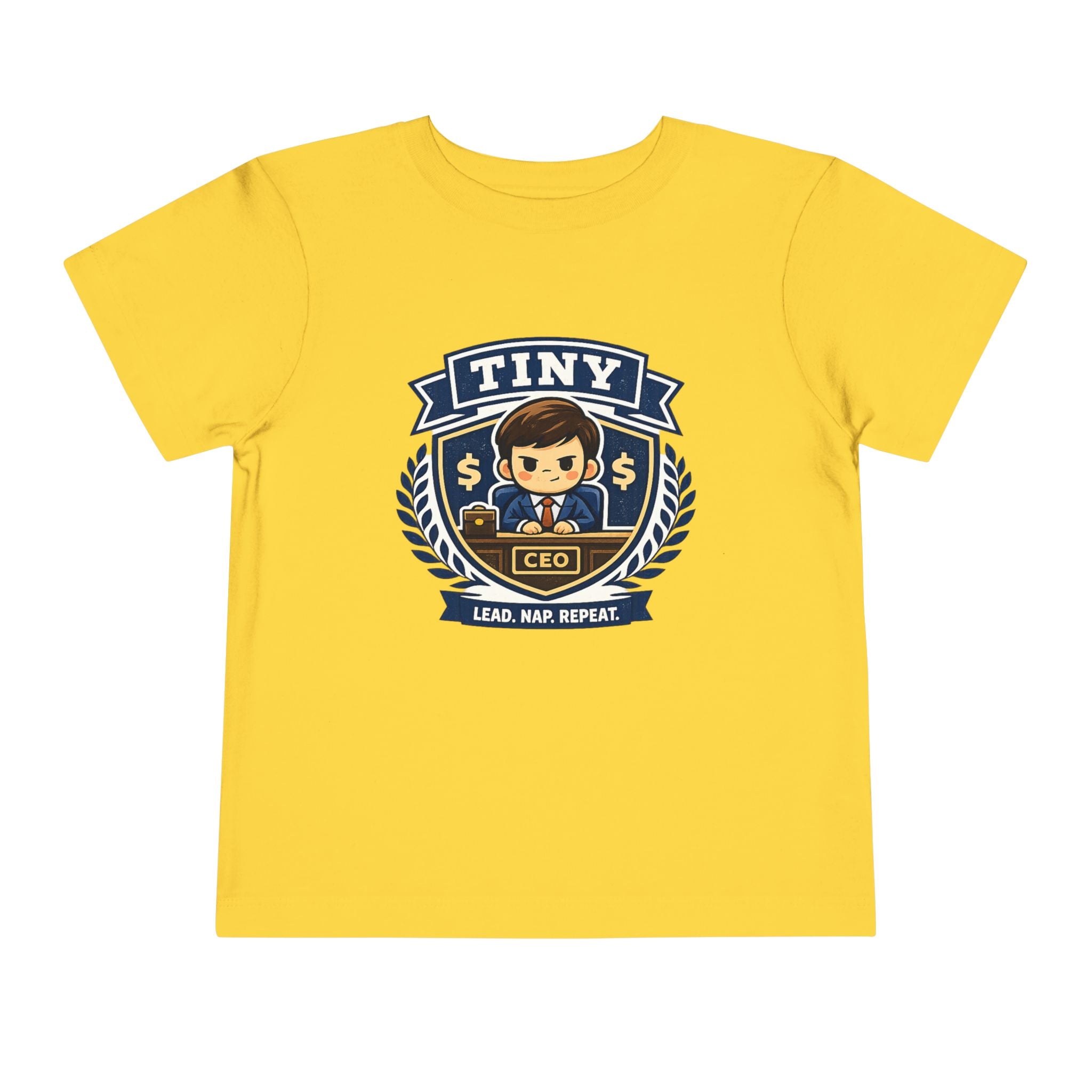 "Tiny CEO - Lead, Nap, Repeat" Toddler T-Shirt