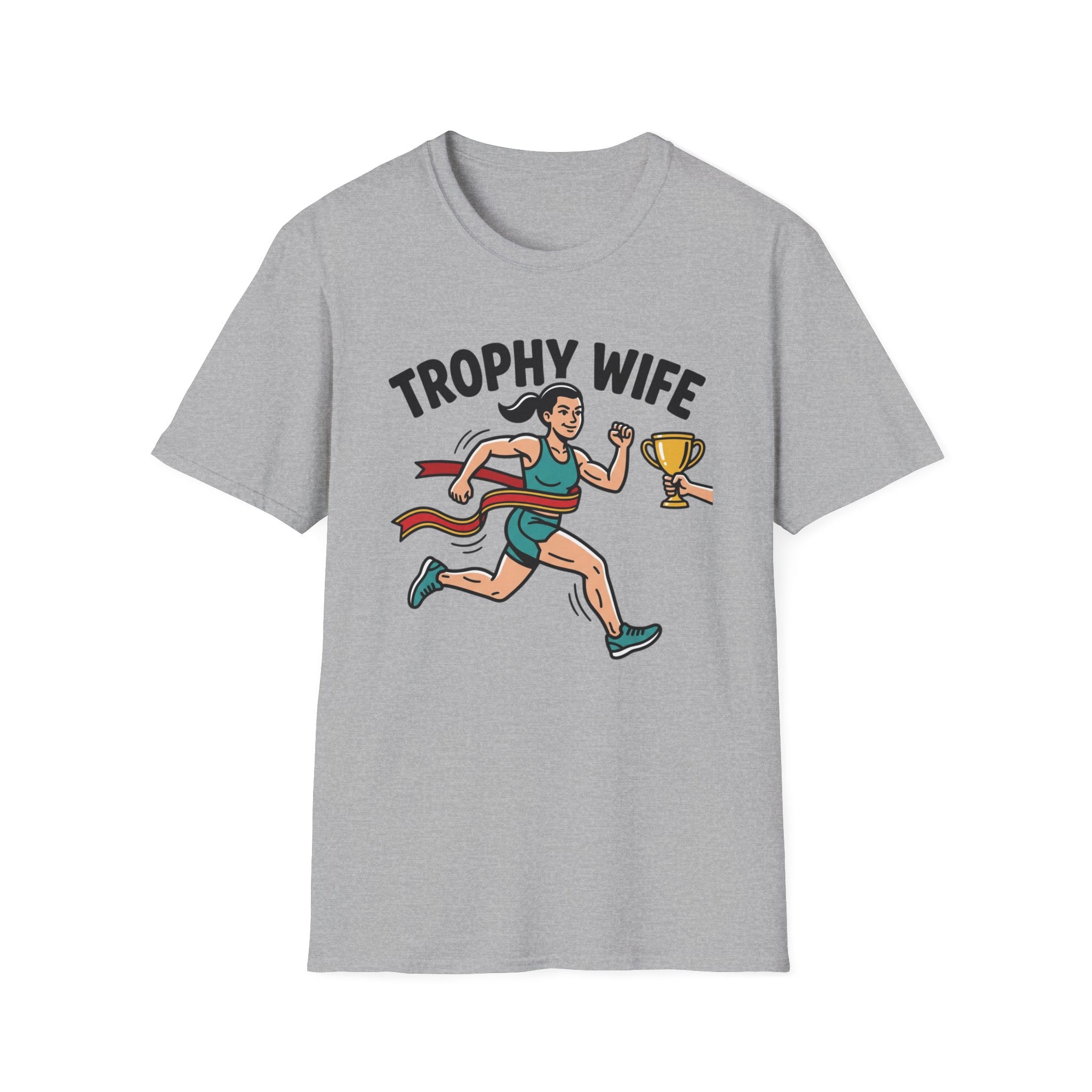 Trophy Wife Running T-Shirt — Funny Runner Gift Tee