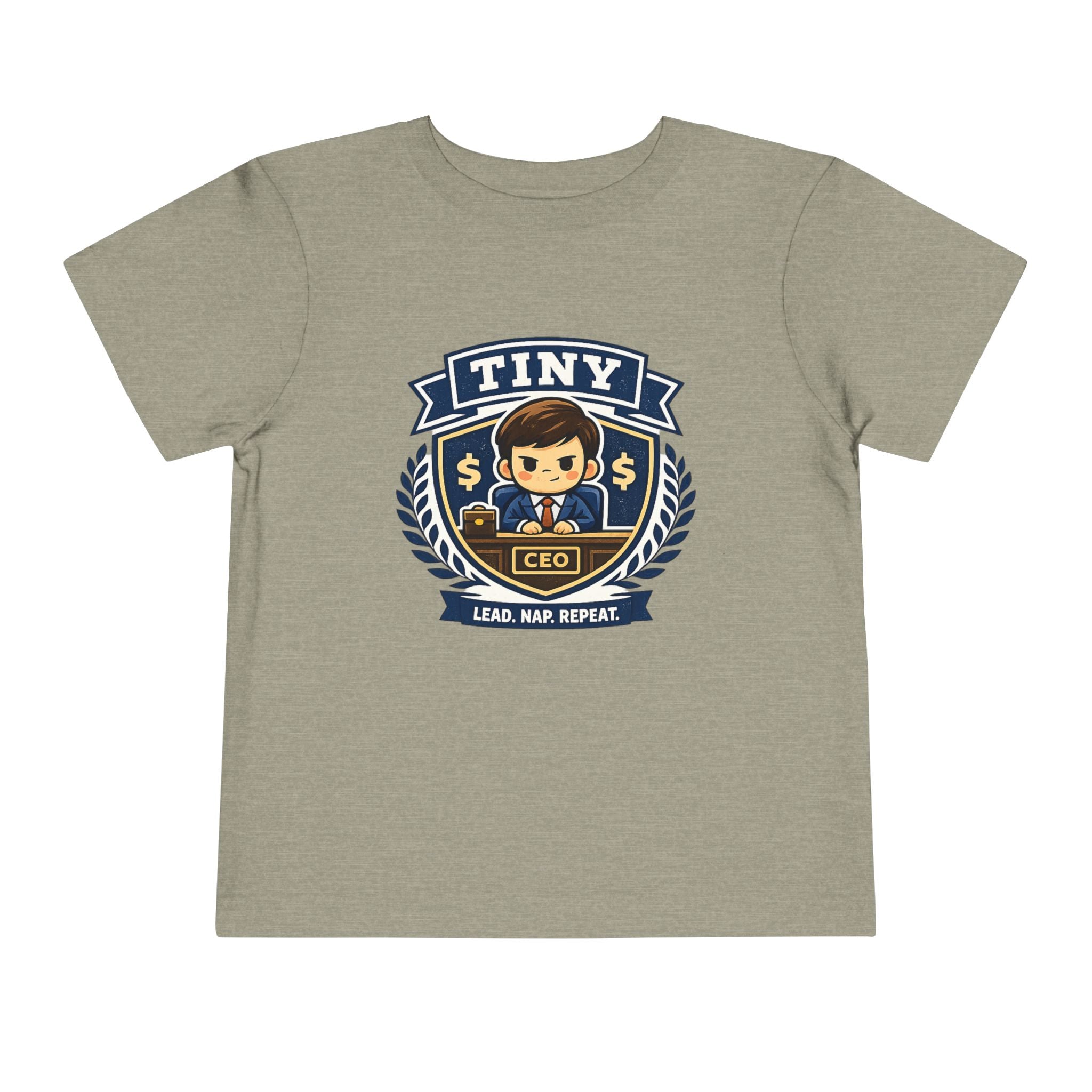 "Tiny CEO - Lead, Nap, Repeat" Toddler T-Shirt