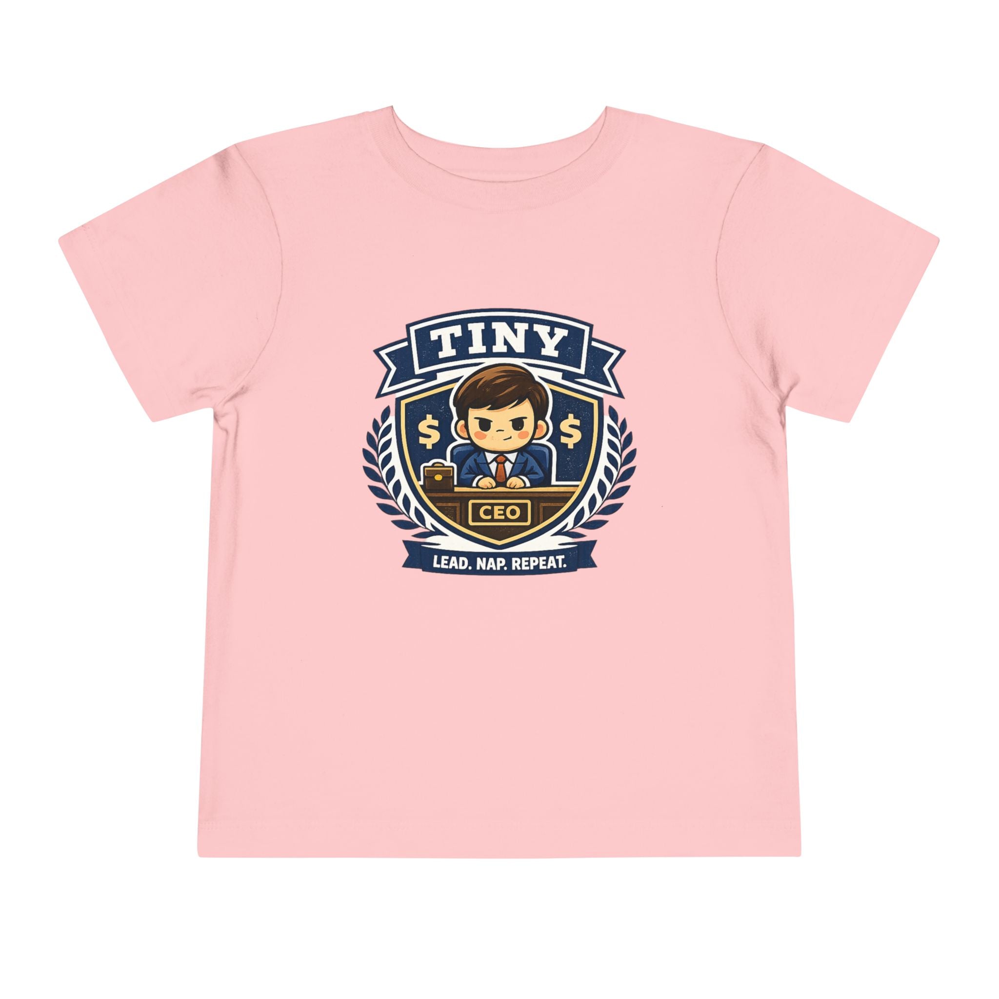 "Tiny CEO - Lead, Nap, Repeat" Toddler T-Shirt