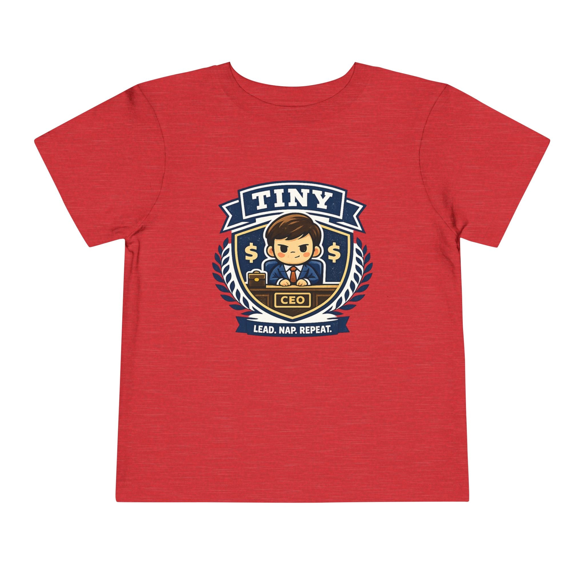 "Tiny CEO - Lead, Nap, Repeat" Toddler T-Shirt