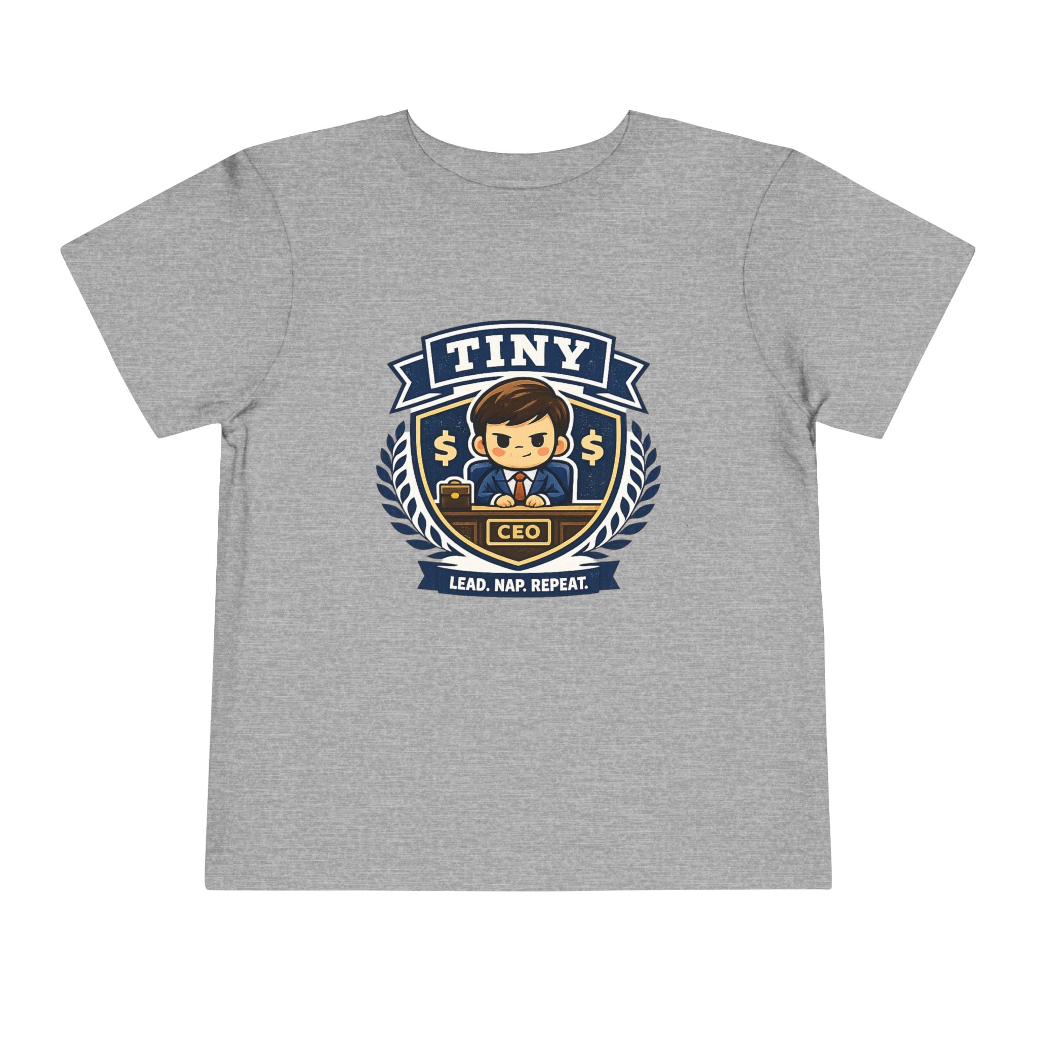 "Tiny CEO - Lead, Nap, Repeat" Toddler T-Shirt