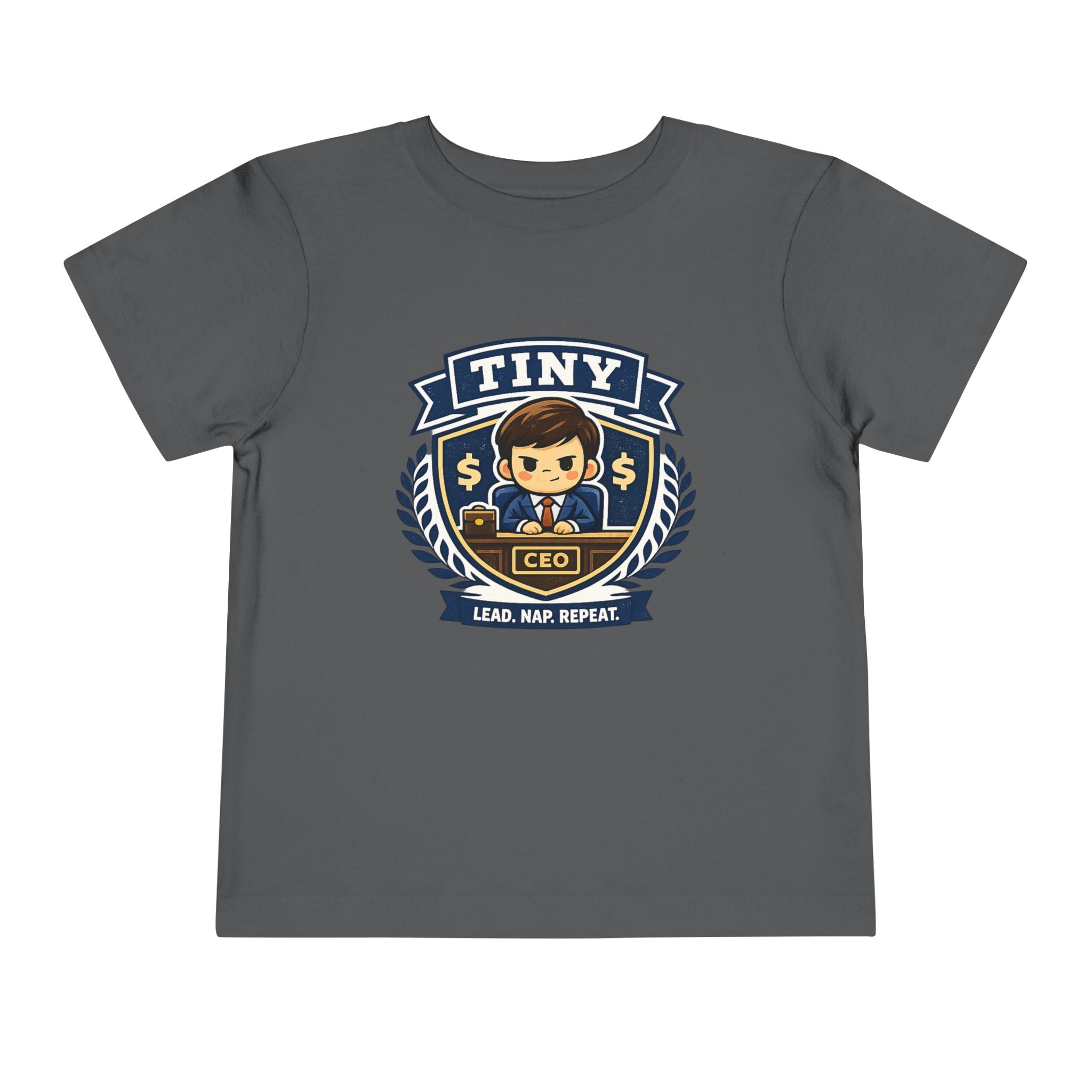 "Tiny CEO - Lead, Nap, Repeat" Toddler T-Shirt