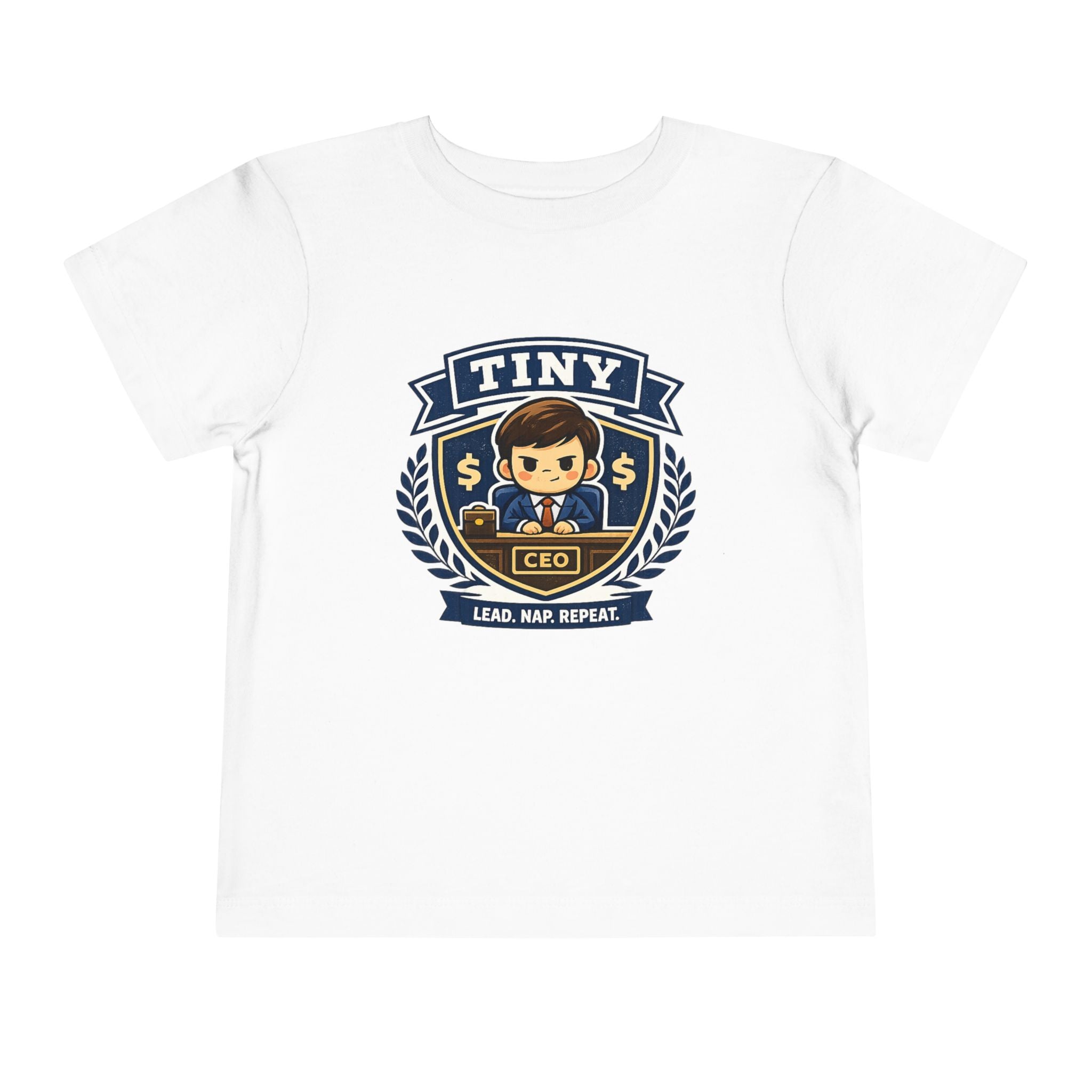 "Tiny CEO - Lead, Nap, Repeat" Toddler T-Shirt