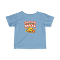 "Emotionally Supported by Snacks" Infant T-Shirt