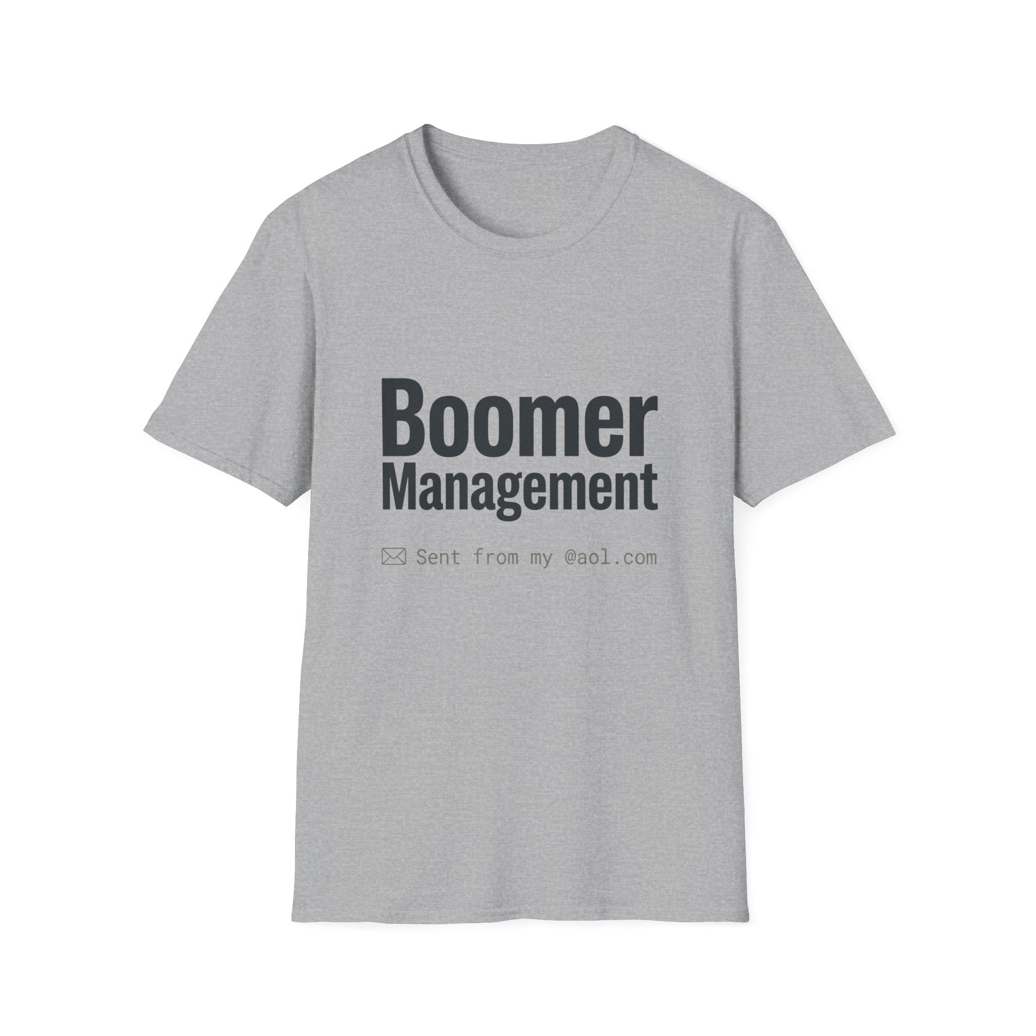 Boomer Management T-Shirt — Funny Retro Office Email Tee