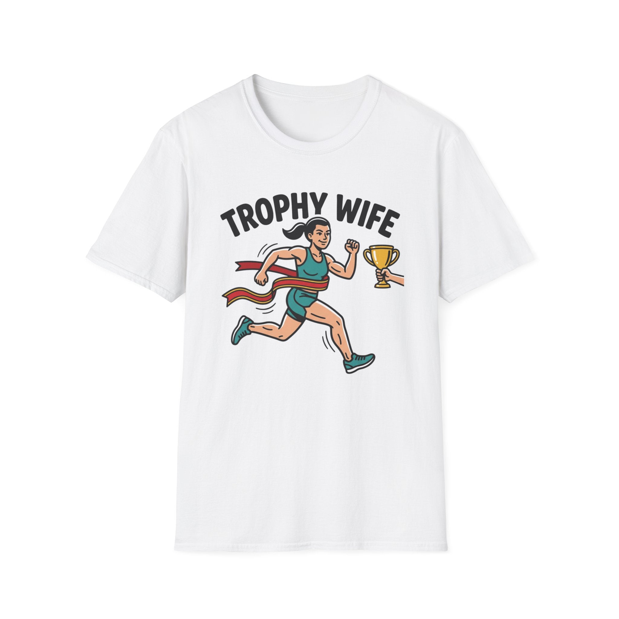 Trophy Wife Running T-Shirt — Funny Runner Gift Tee