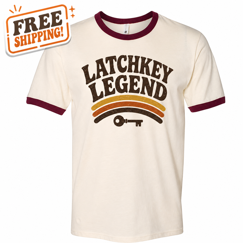 "Latchkey Legend" Ringer T-Shirt