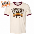 "Latchkey Legend" Ringer T-Shirt