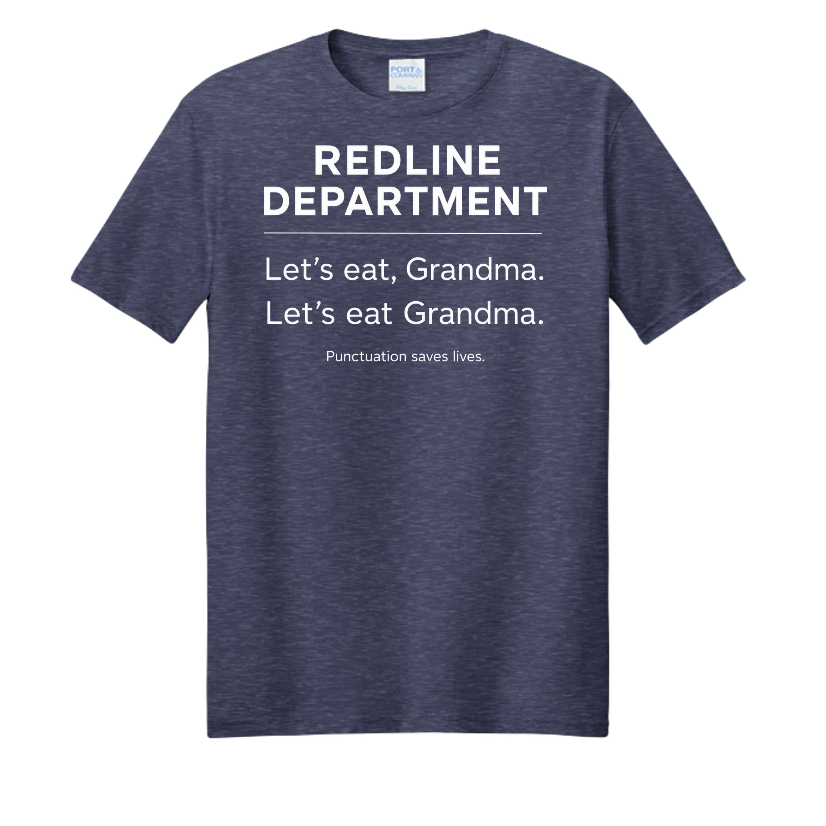 Team Navy Heather - PC455 - FRONT