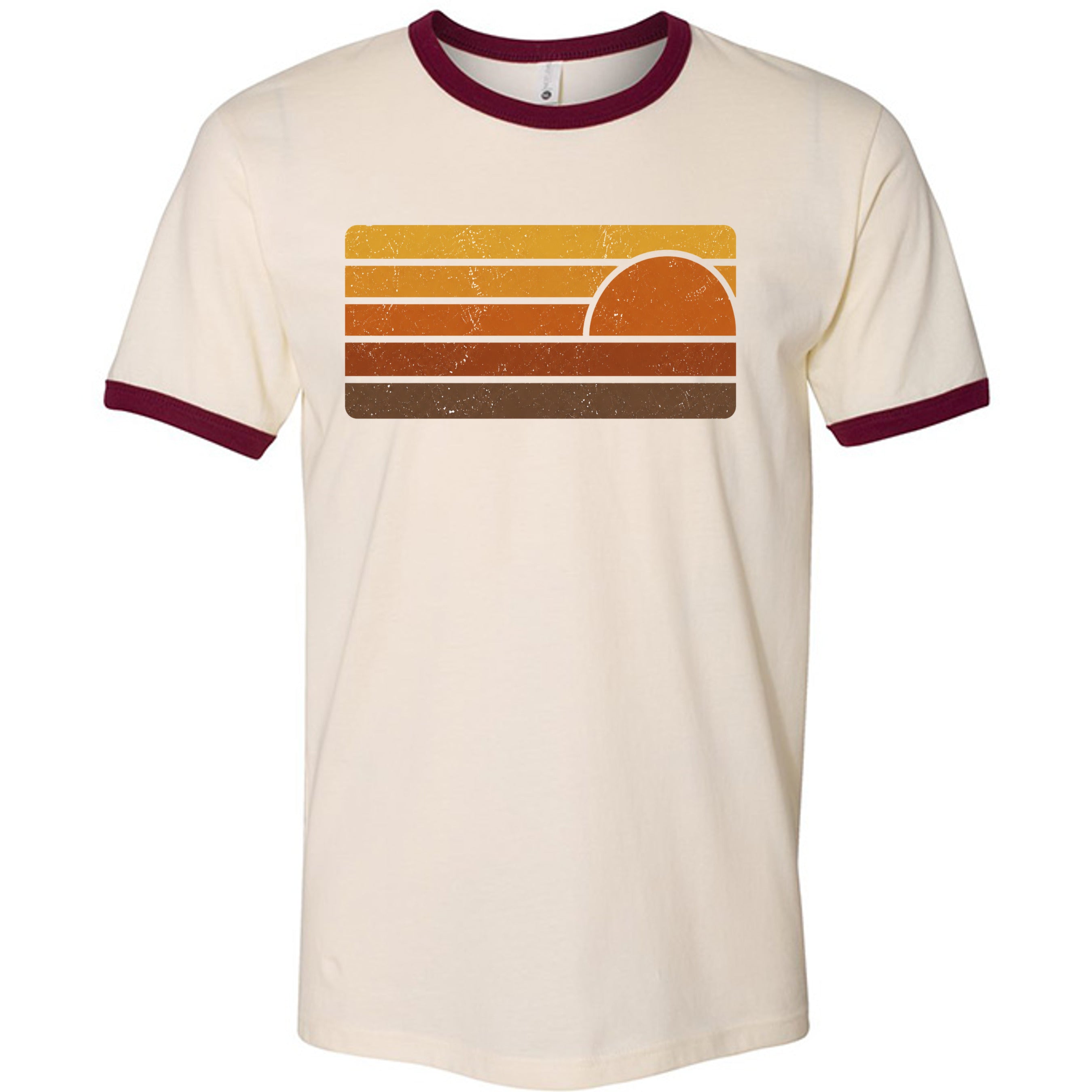 NATURAL/ MAROON - 3604 - FRONT