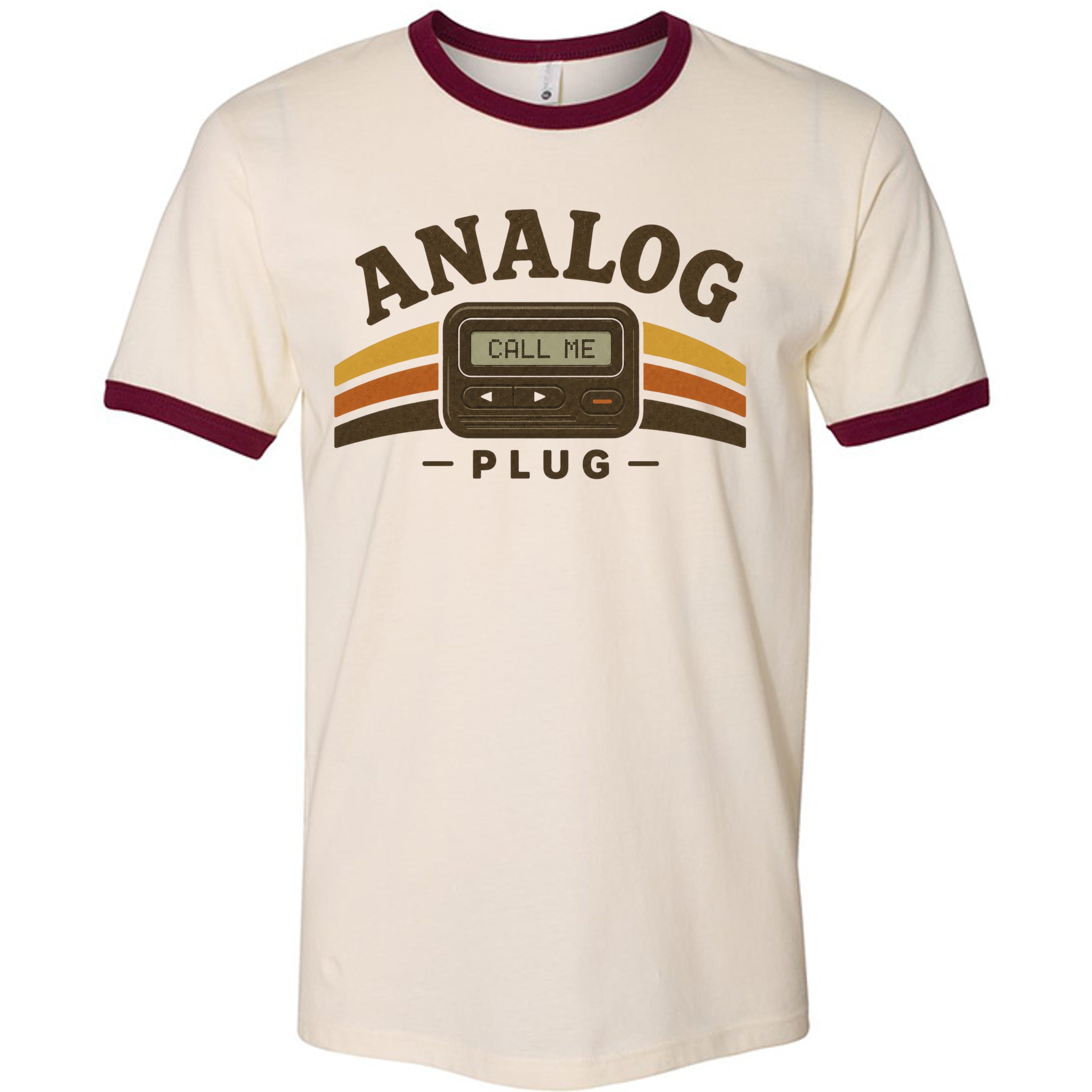 NATURAL/ MAROON - 3604 - FRONT