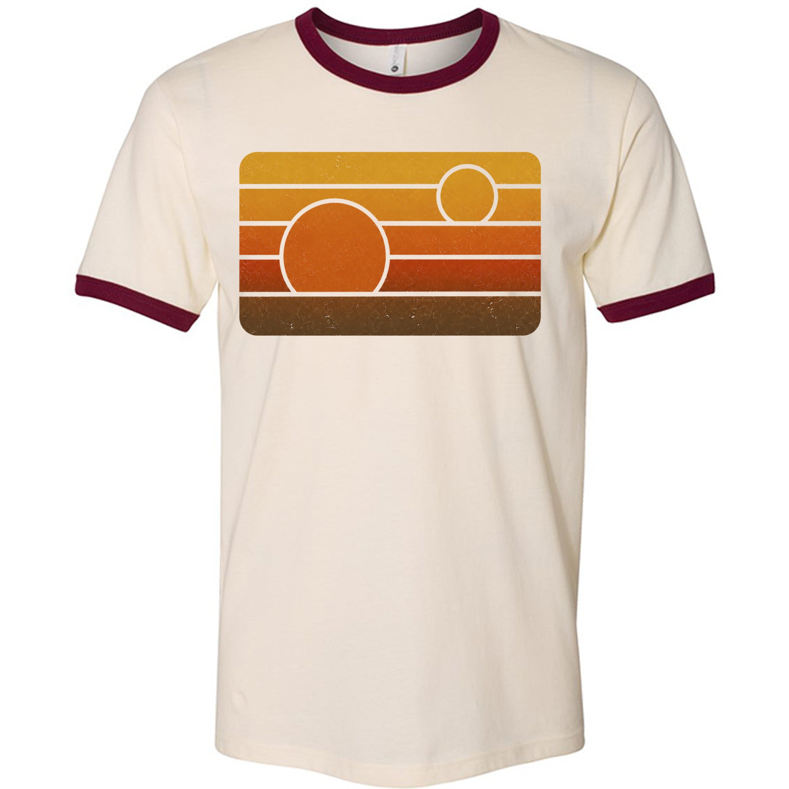 NATURAL/ MAROON - 3604 - FRONT
