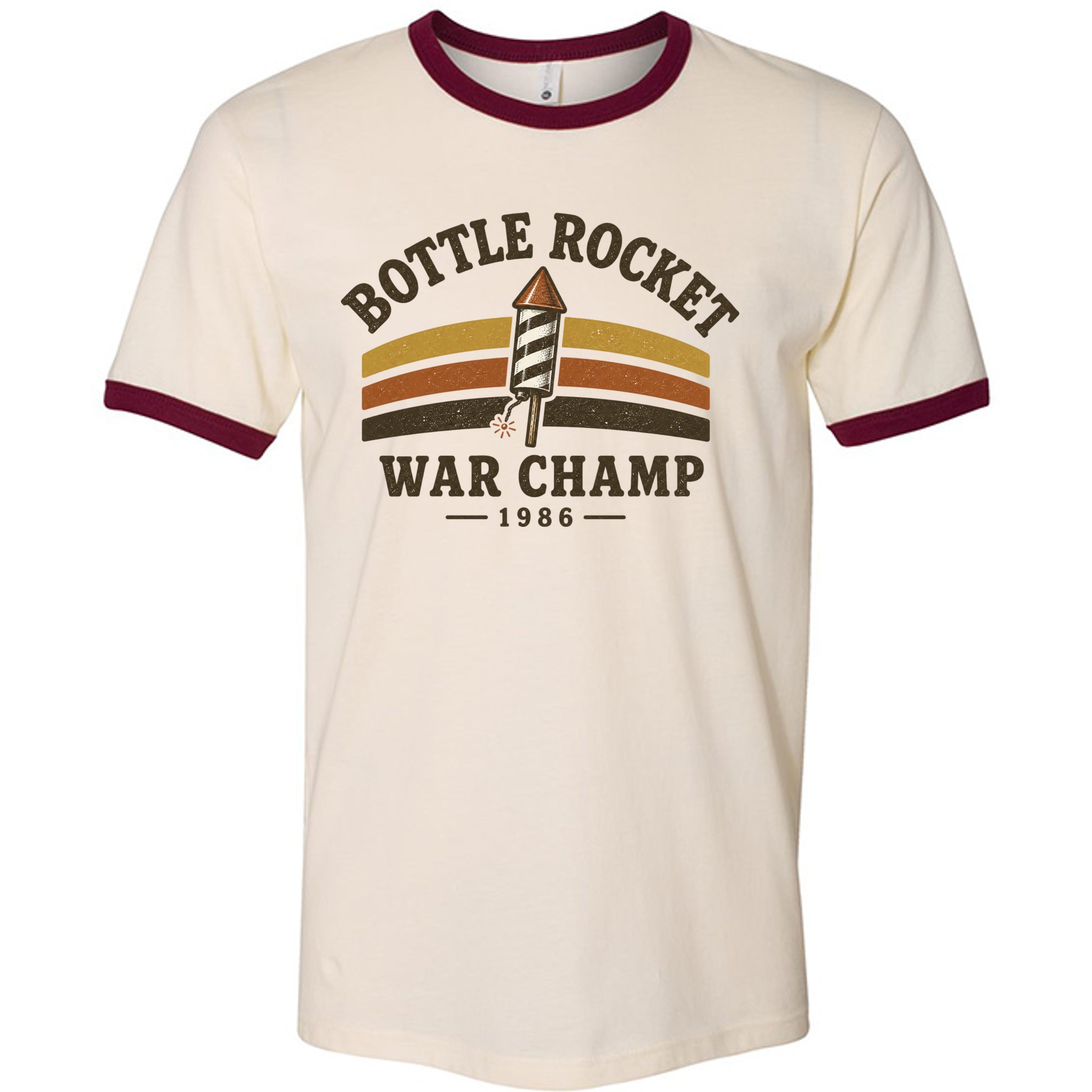 NATURAL/ MAROON - 3604 - FRONT
