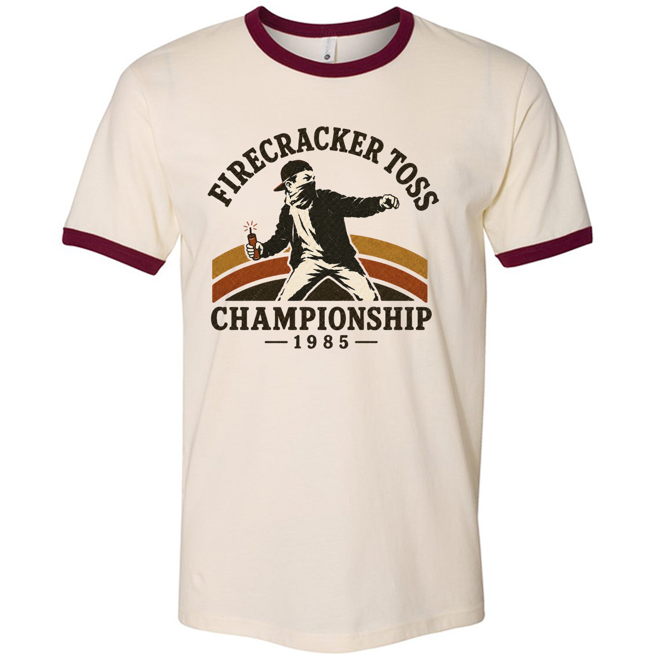 NATURAL/ MAROON - 3604 - FRONT