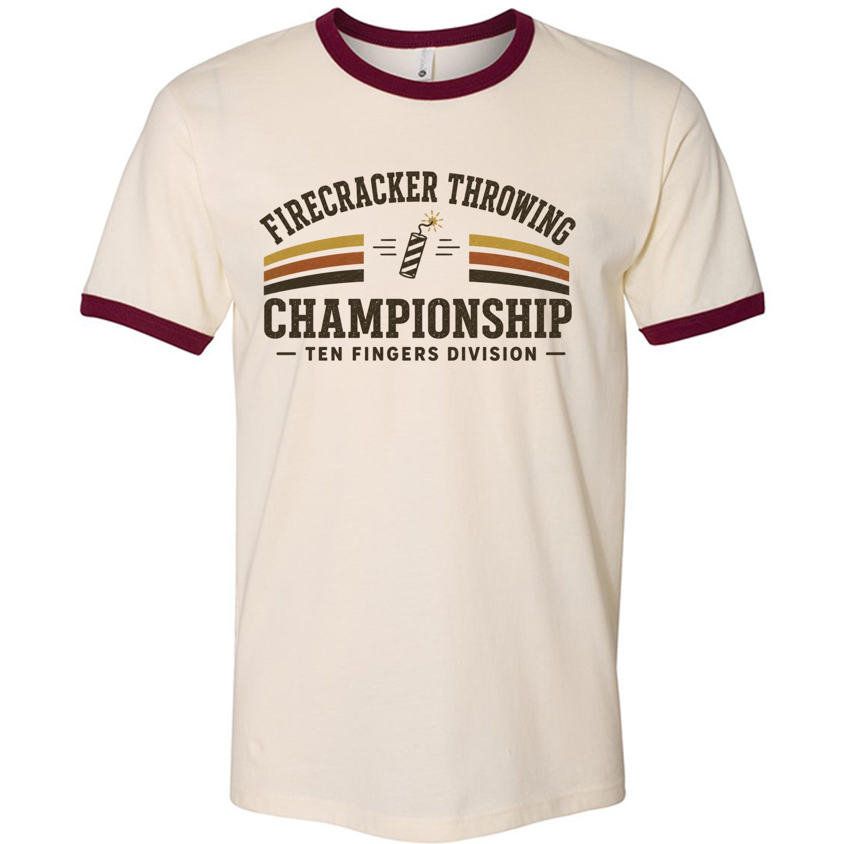 NATURAL/ MAROON - 3604 - FRONT